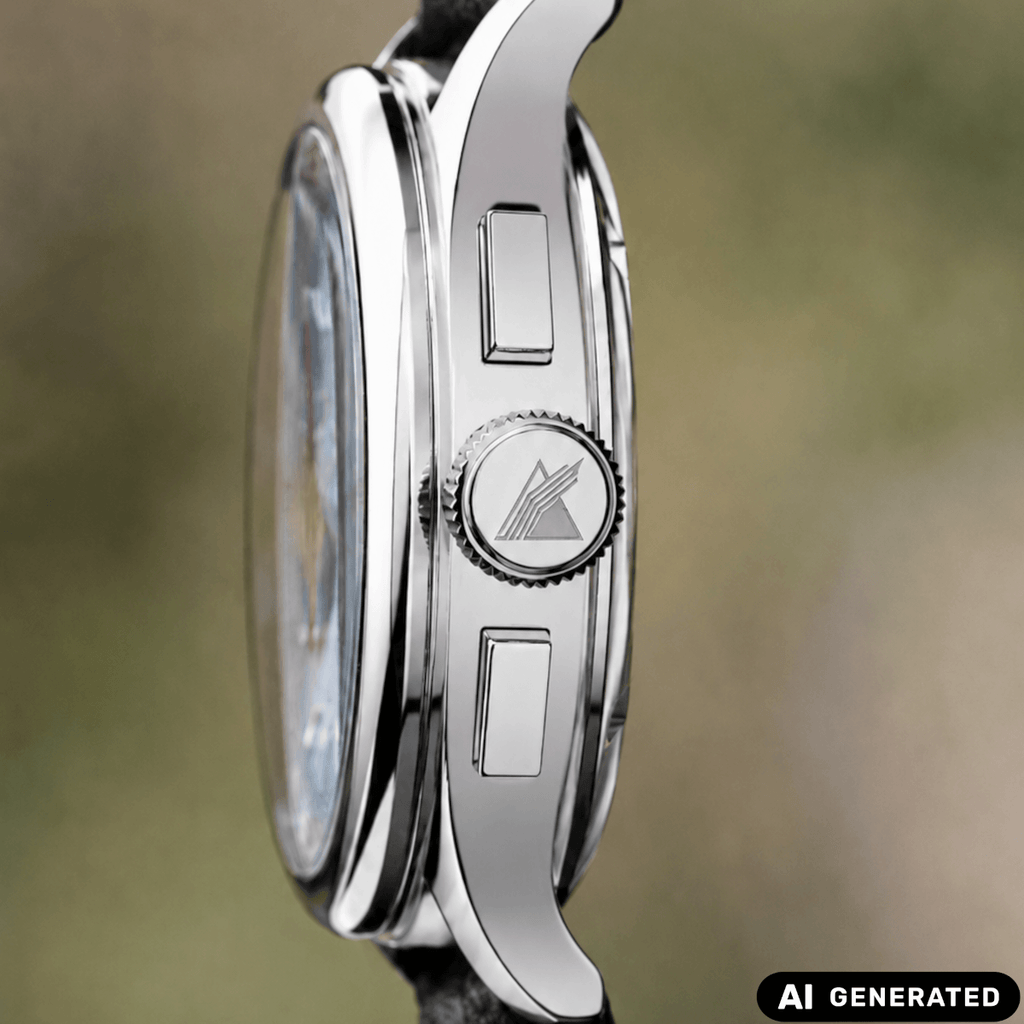 AI-generated watch bergvento wildspitze side view of the case